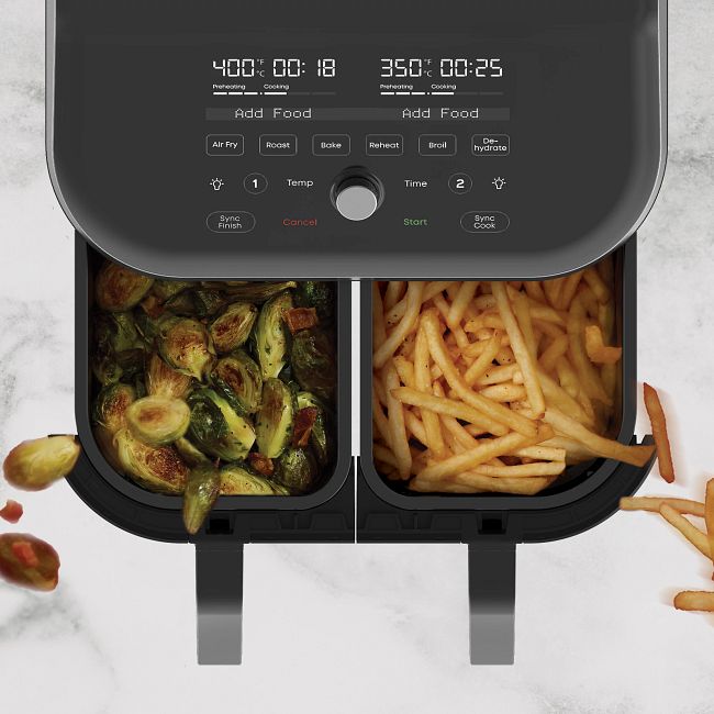 Instant™ Vortex® Plus Dual Black 8-quart Air Fryer with ClearCook