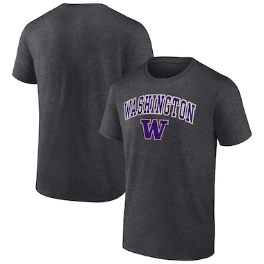  Fanatics Heather Charcoal  Campus T-Shirt