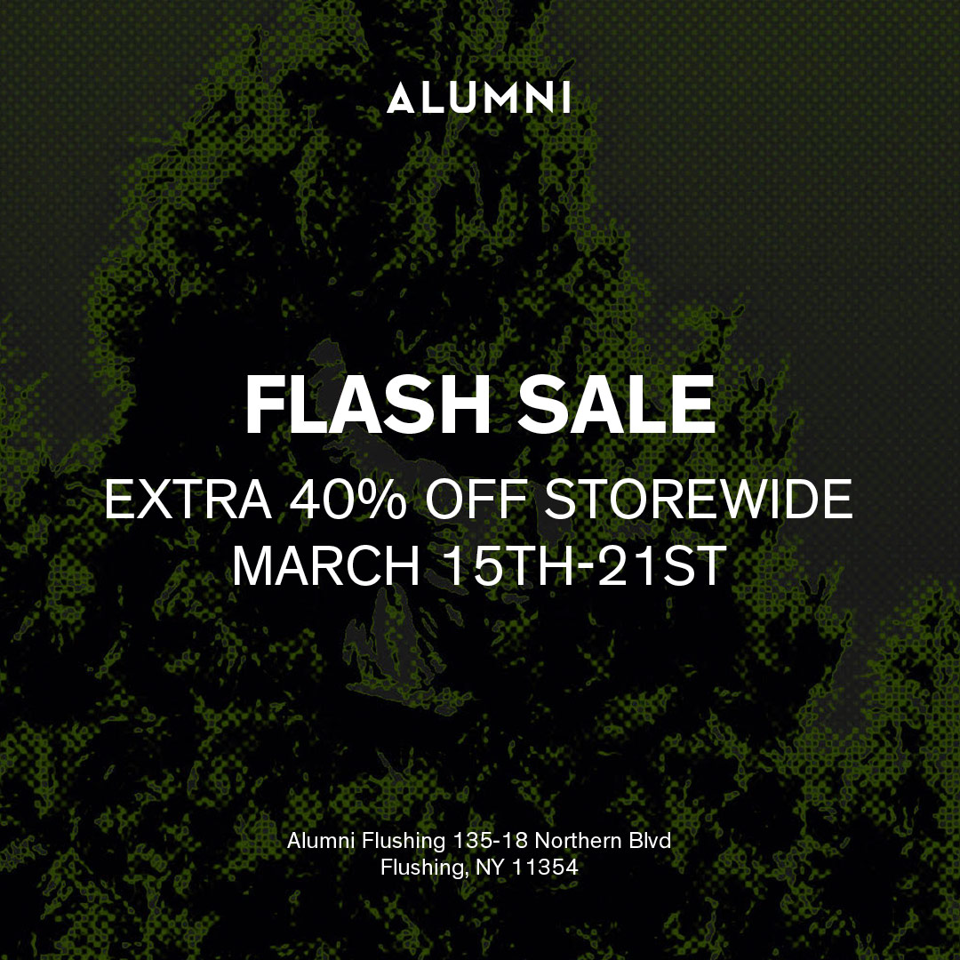 ALUMNI FLUSHING SALE