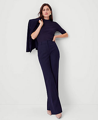 The High Rise Trouser Pant in Stretch Cotton