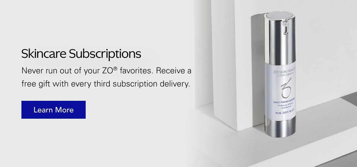 Skincare Subscriptions. Learn More