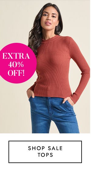 Shop Sale Tops - Extra 40% Off