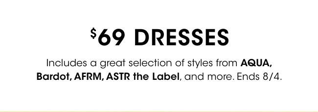 $69 Dresses