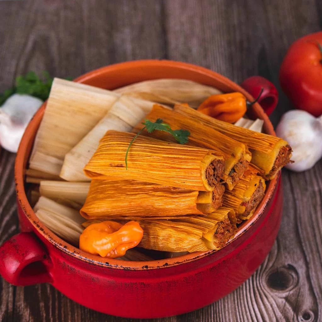 Image of Gourmet Habanero Pork Tamales