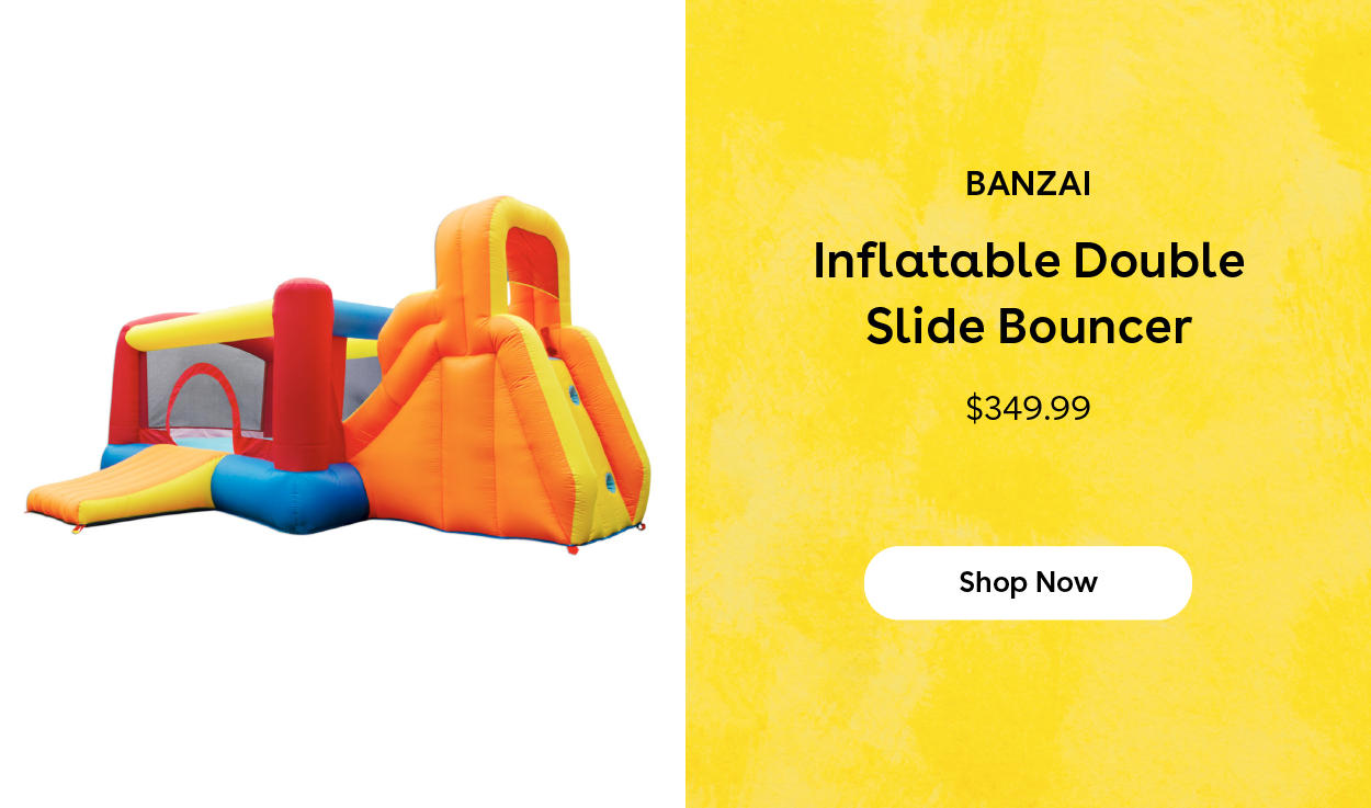 Banzai Inflatable Double Slide Bouncer $349.99 Shop Now