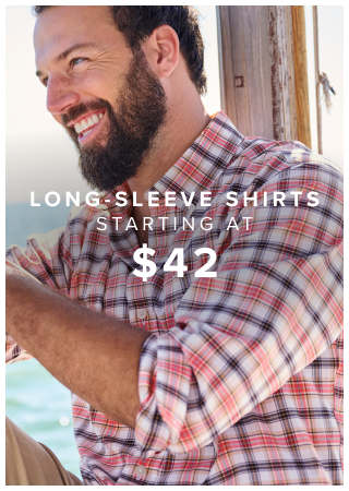 Long-sleeve shirts starting at $42