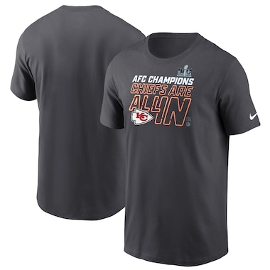  Nike Anthracite  2023 AFC Champions Locker Room Trophy Collection T-Shirt