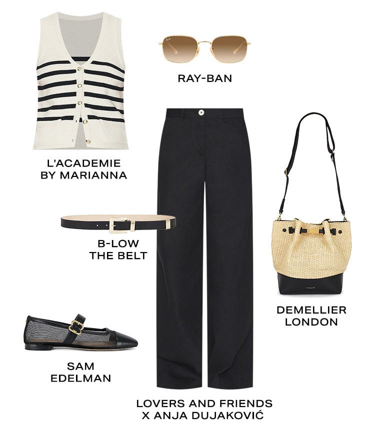 Classic Black & White. Day Look. Shop Now