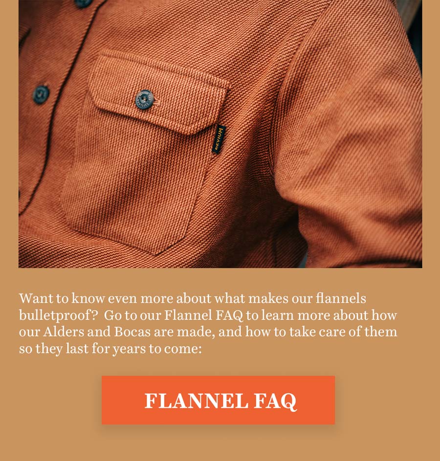 American Made Flannel Shirt FAQ