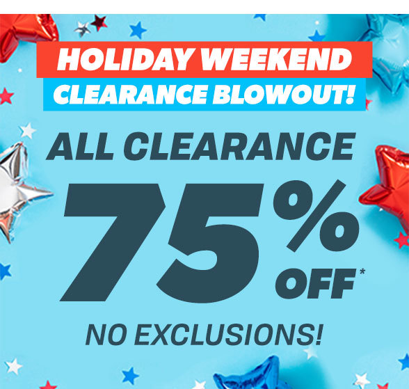 All Clearance 60% off