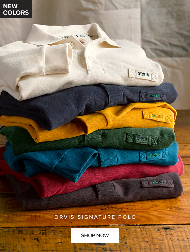 New Colors Orvis Signature Polo Shop Now