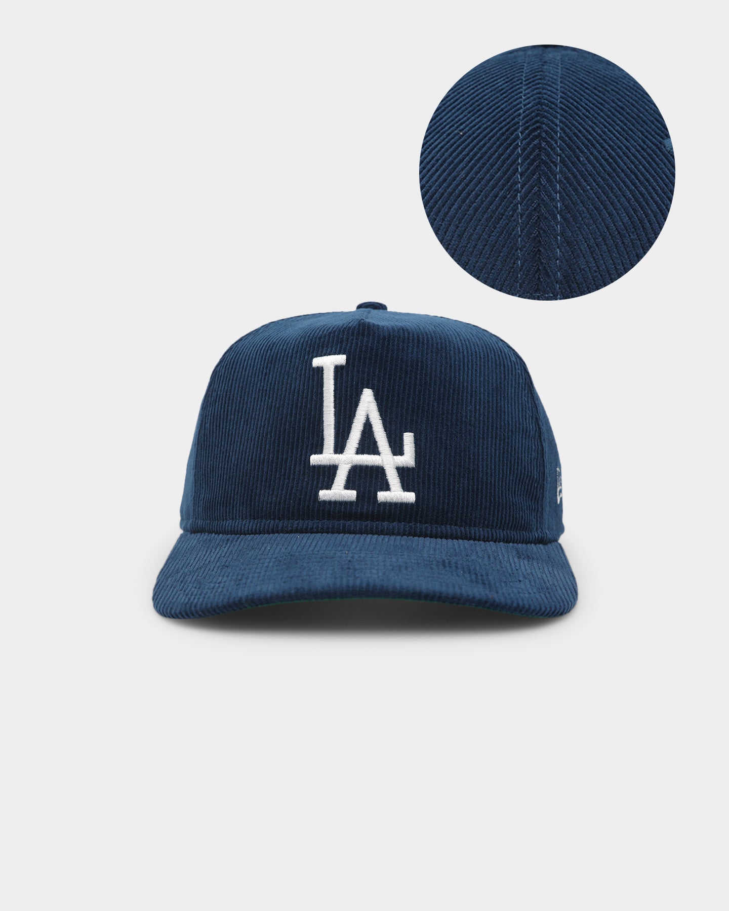 Image of New Era Los Angeles Dodgers 'Throwback Corduroy' Golfer Snapback Dark Blue