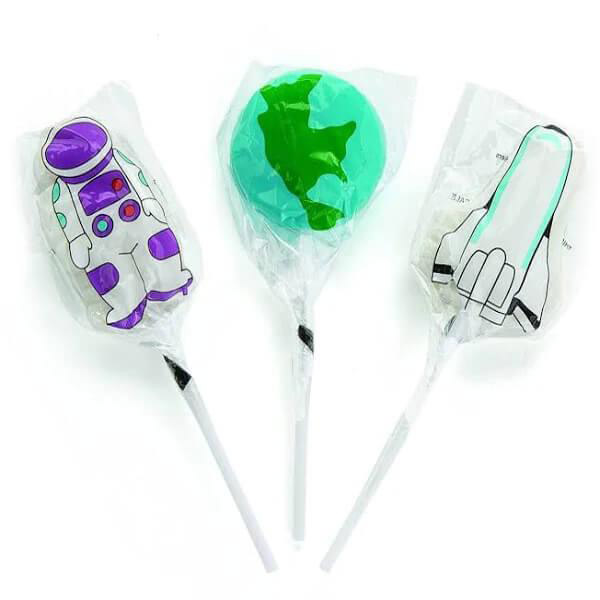 130599 - Outer Space Lollipops: 12-Piece Box