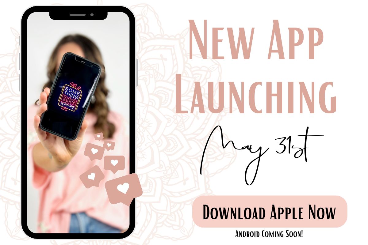 New app launching May 21st. Download apple now. Android coming soon!