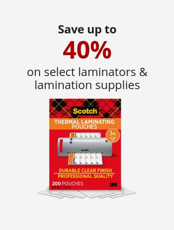 Save up to 0.4 on lamination products