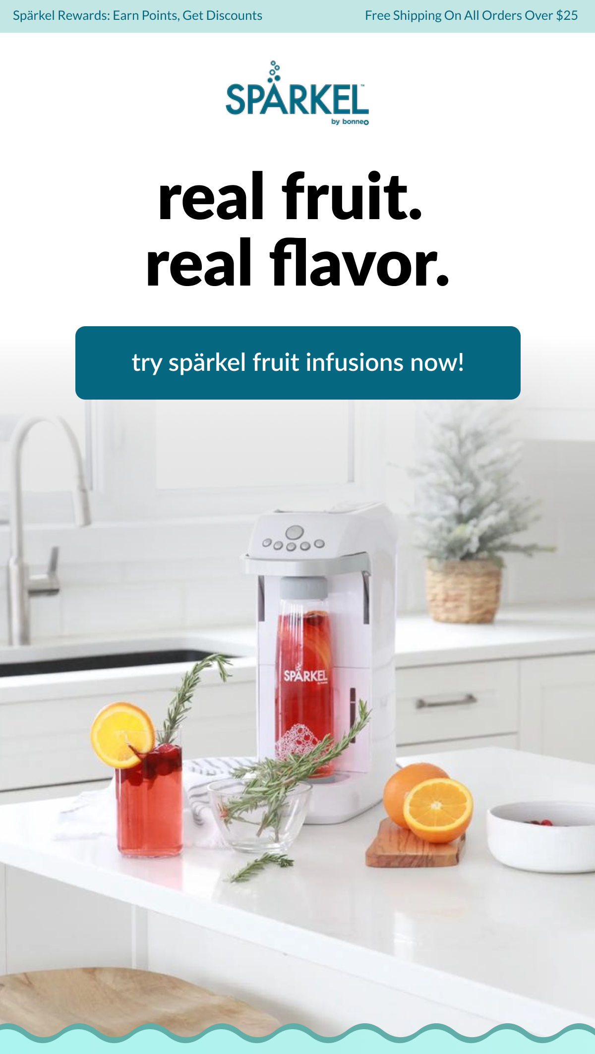 try sparkel fruit infusions now!