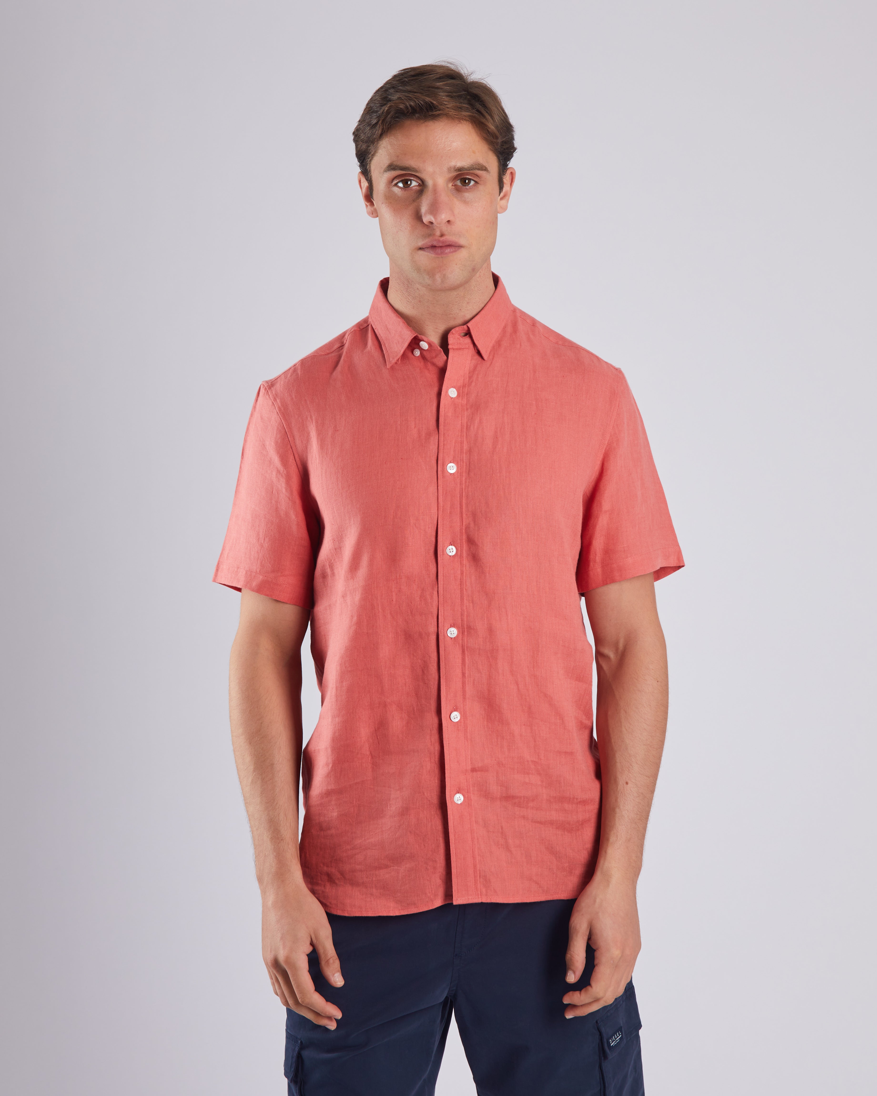 Image of Leslie SS Linen Shirt