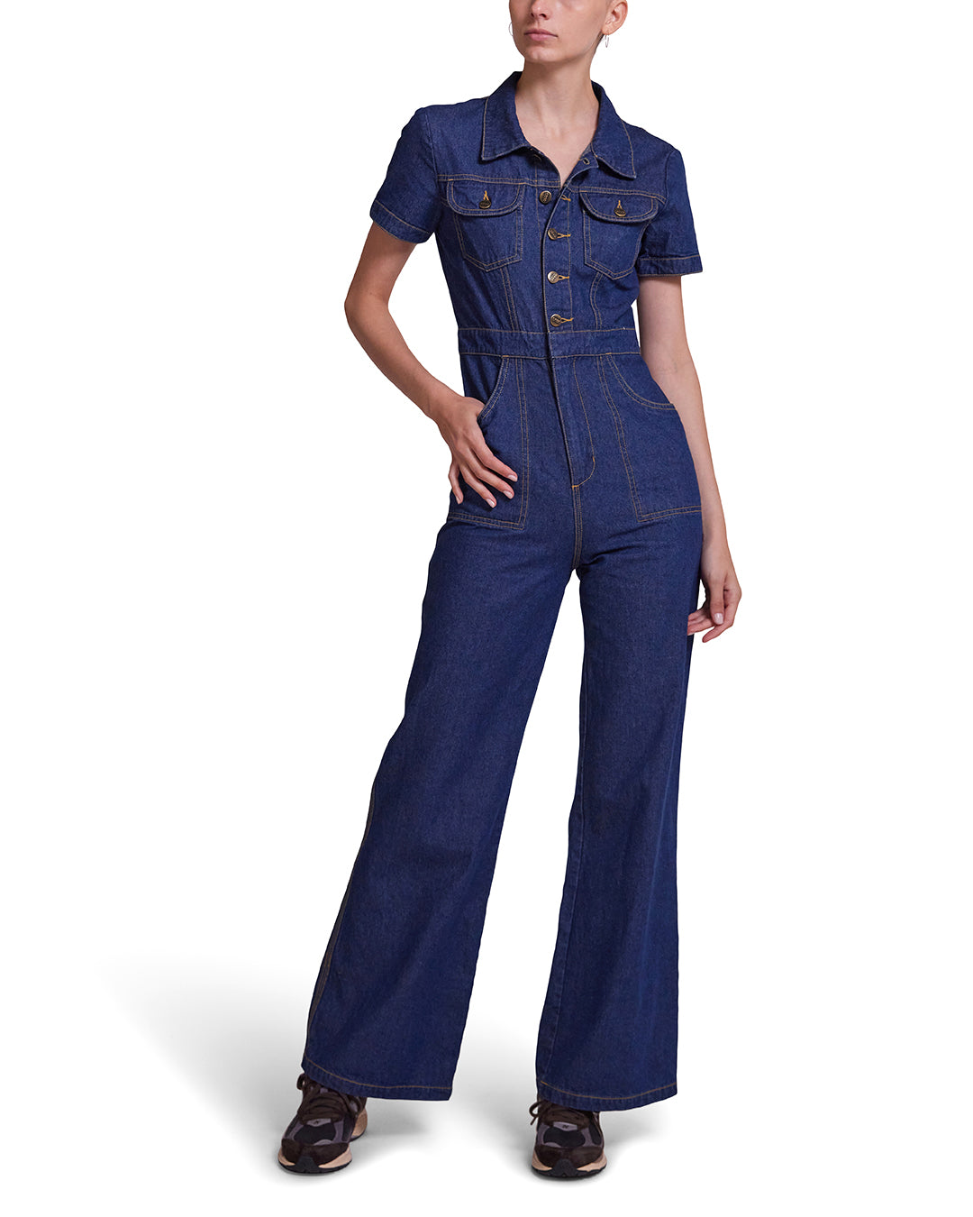 Image of Beatnik Overall - Vintage Blue Denim