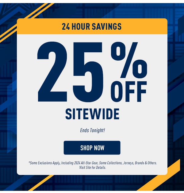 Sitewide Savings | 25% Off NBA Must-Haves