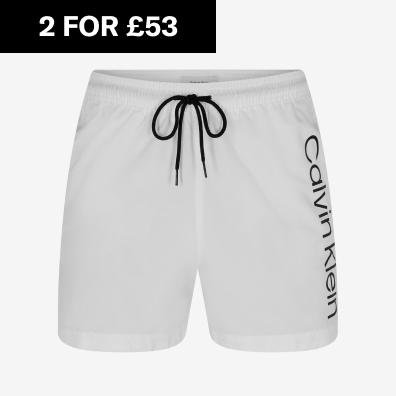 Calvin Klein Large Logo Swim Shorts Mens