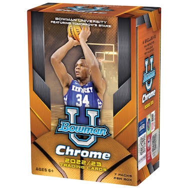 2022-2023 Bowman Chrome U Basketball Factory Sealed Value Box