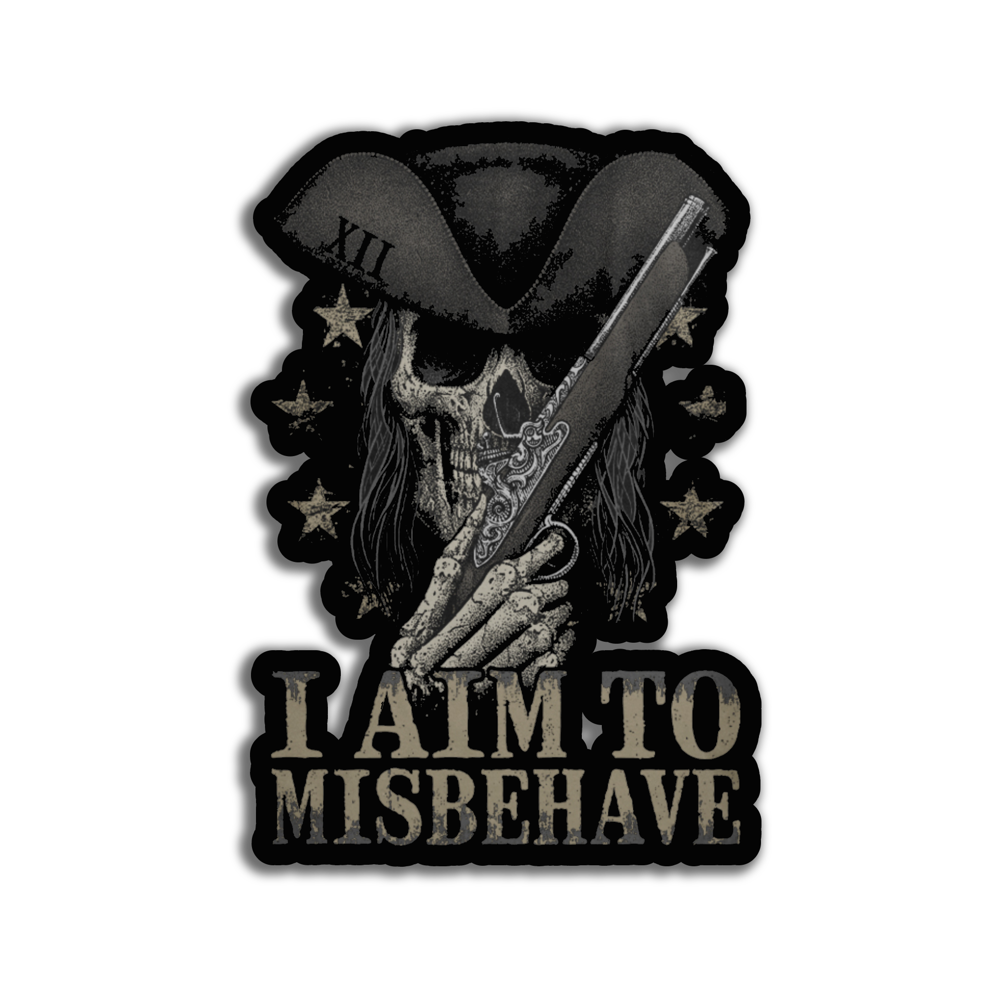 Image of I Aim To Misbehave Decal