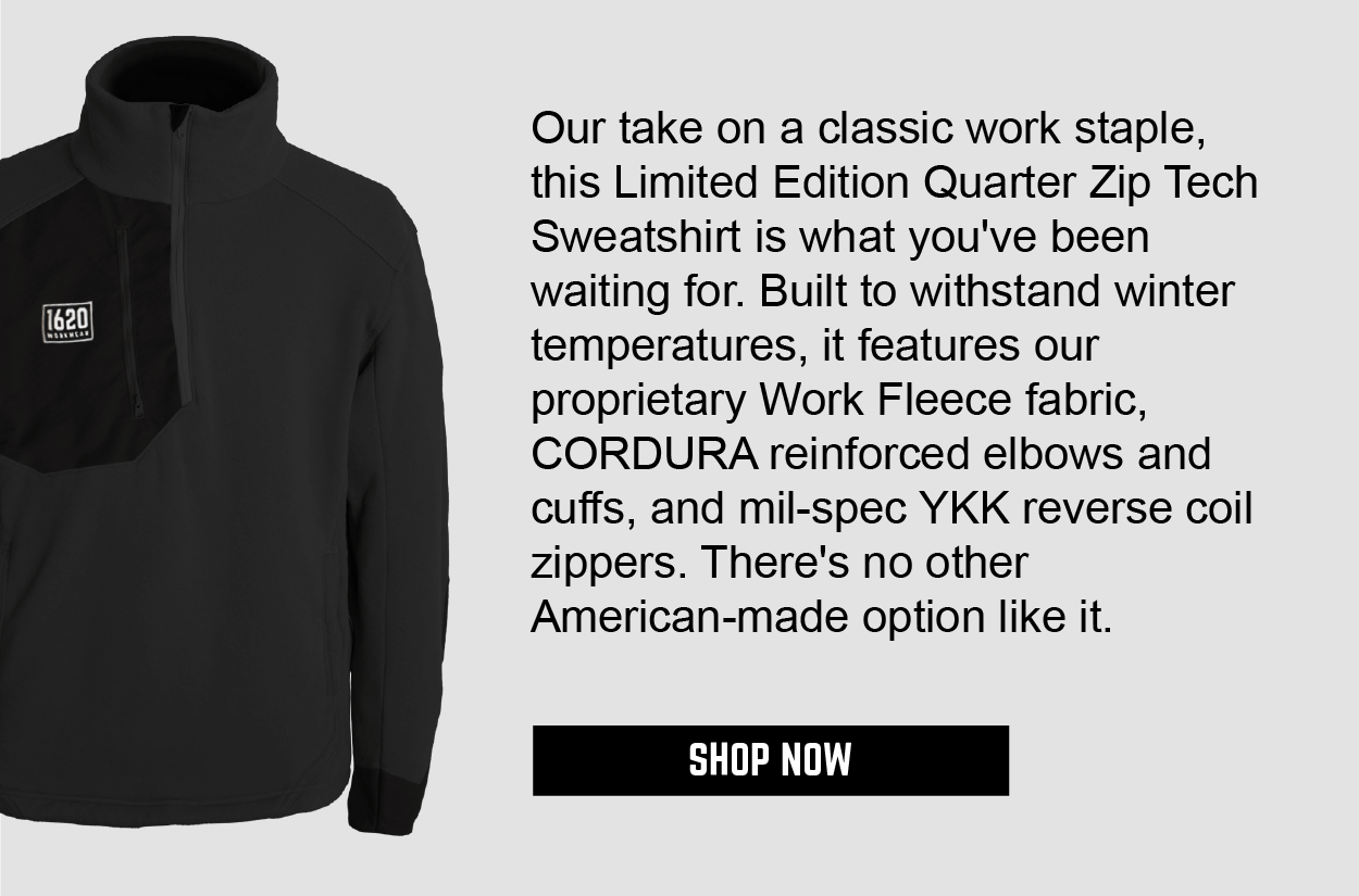 Quarter Zip Tech Sweatshirt