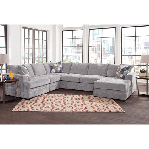 Woodhaven Dalton Gray Sectional Living Room Set