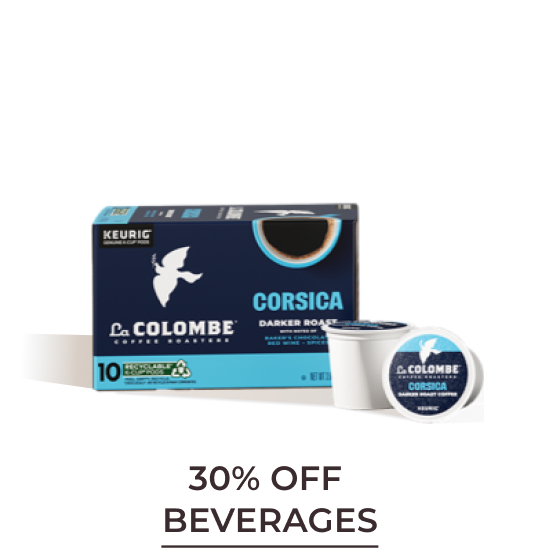 30% OFF BEVERAGES