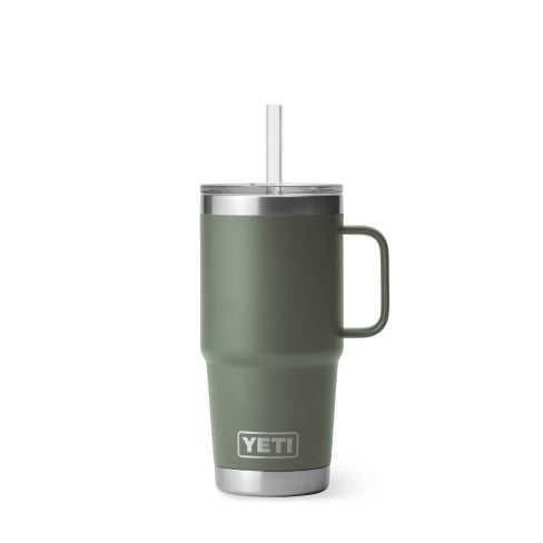 Camp Green Rambler® 25 Oz Straw Mug