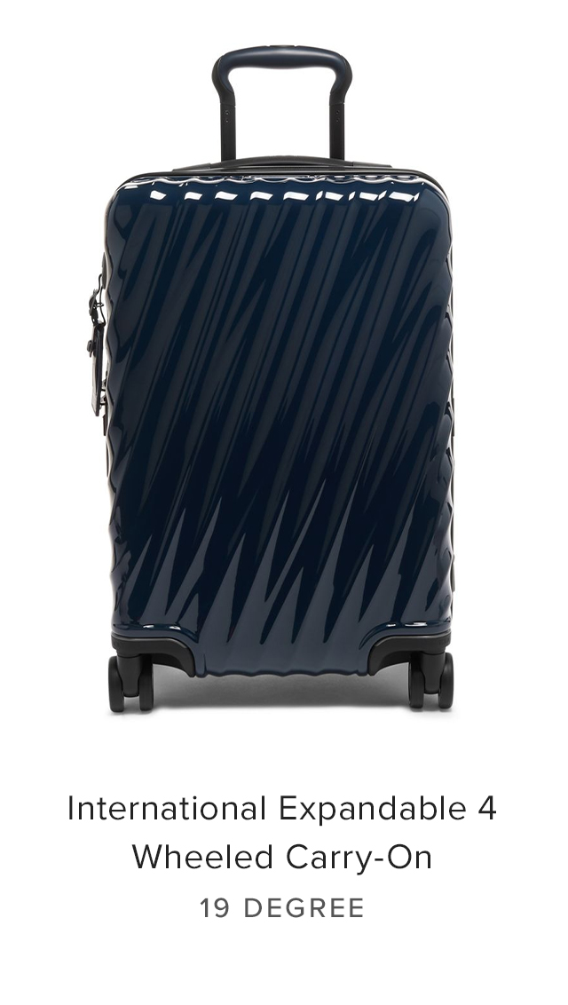 19 Degree: International Expandable 4 Wheeled Carry-On