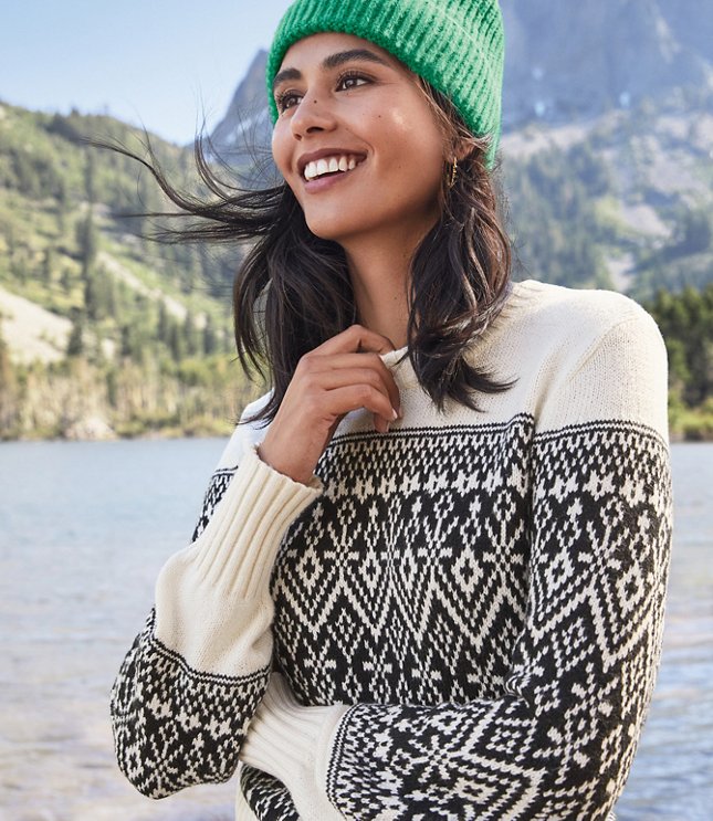 Relaxed Fair Isle Sweater