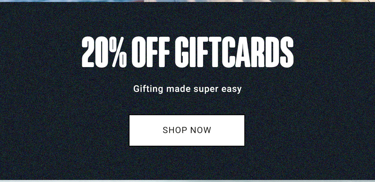 20% Off Gift Cards