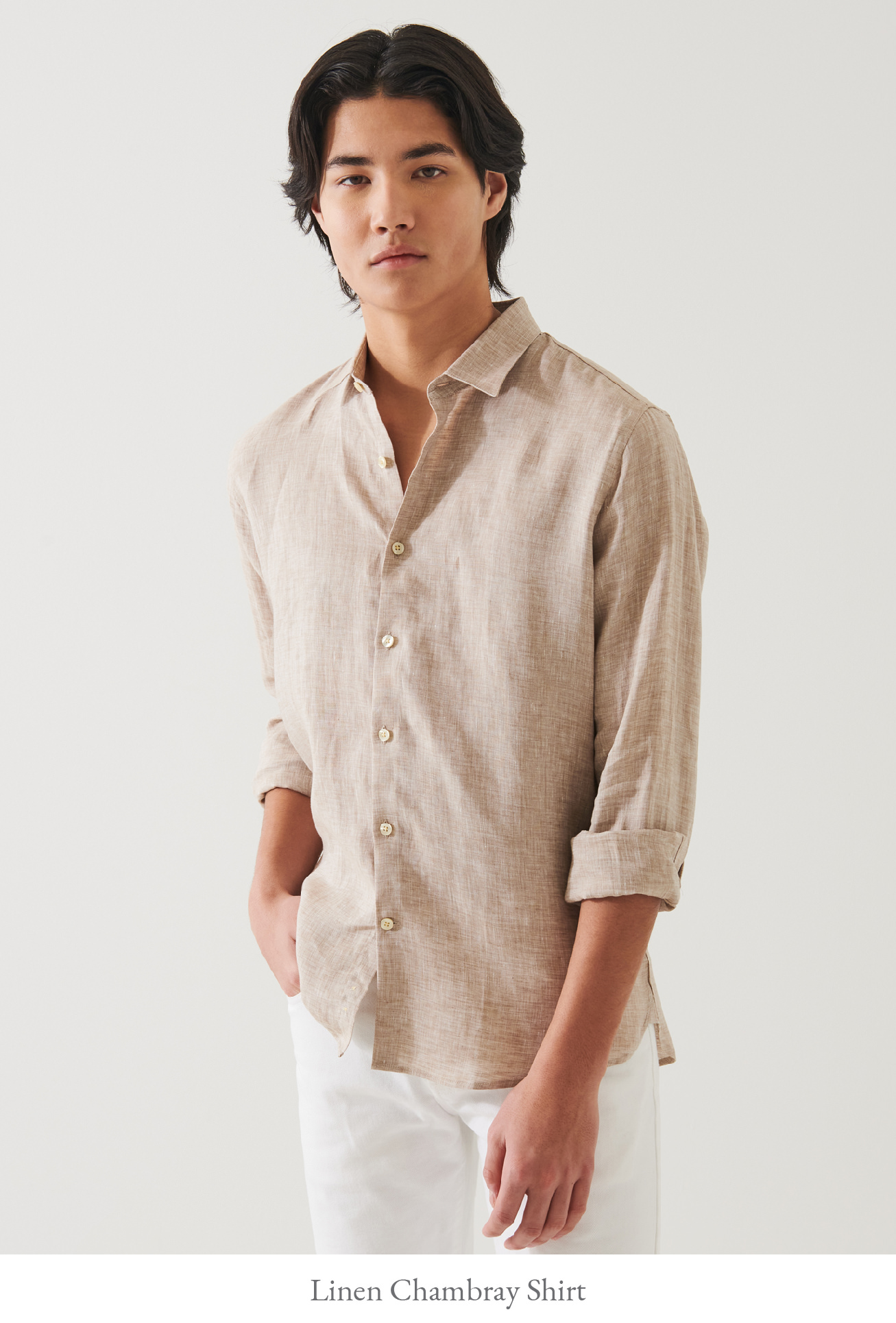 LINEN CHAMBRAY SHIRT