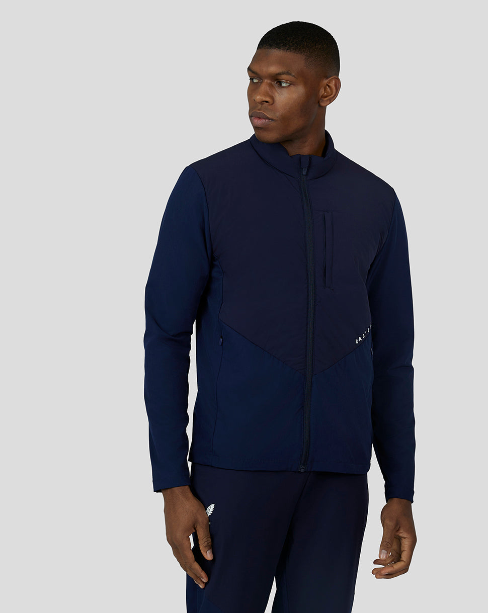 Image of Carbon Capsule Hybrid Active Jacket - Navy