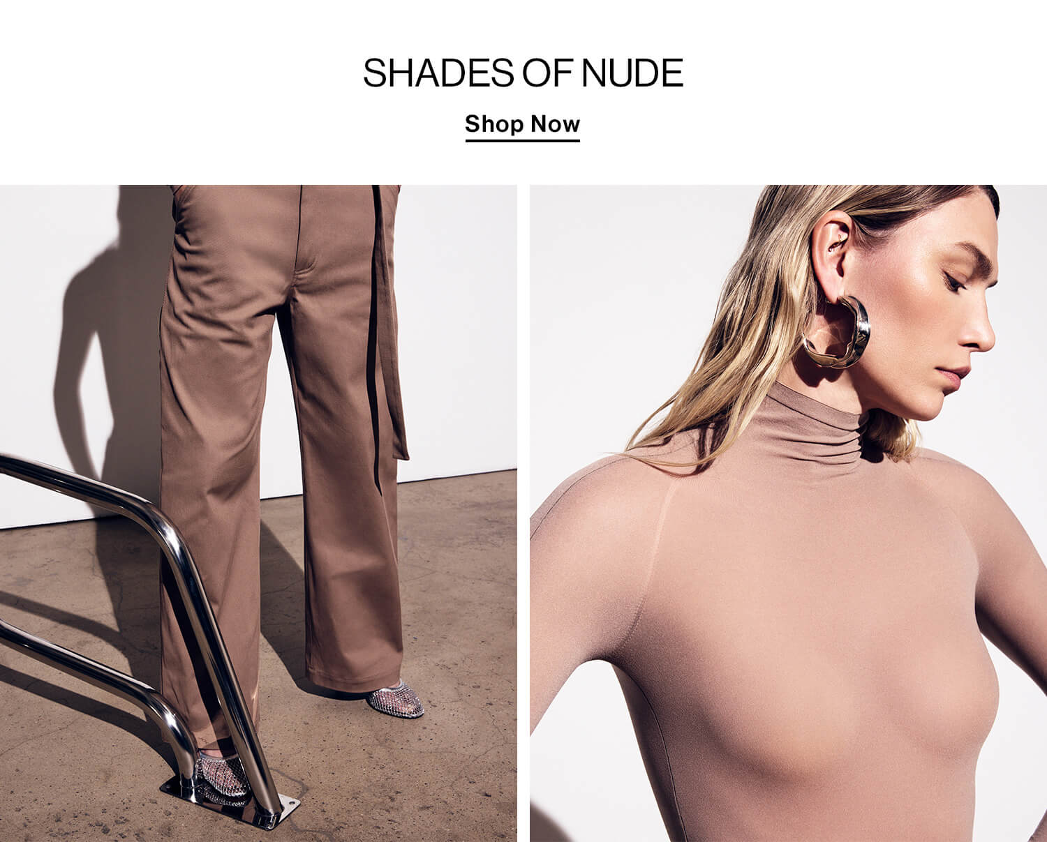 Shades of Nude  CTA: Shop Now 