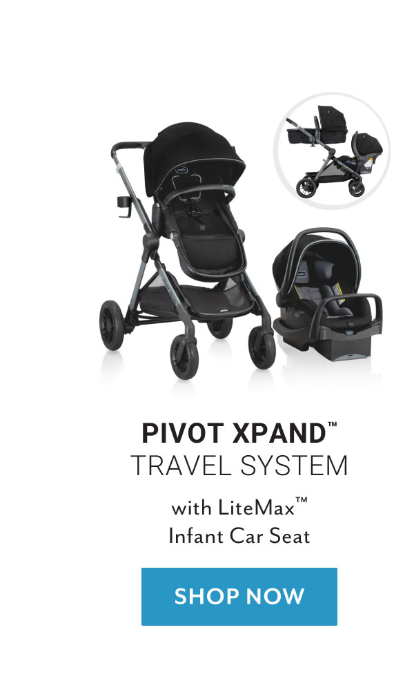 Pivot Xpandâ„¢ Travel System with LiteMaxâ„¢ Infant Car Seat | Shop now