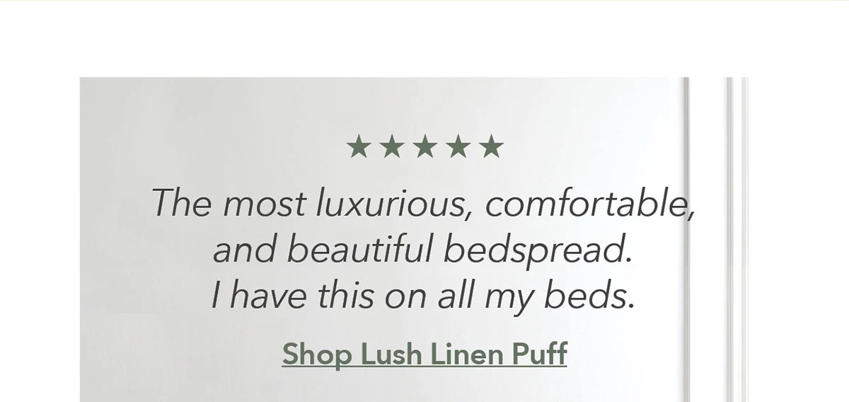 Shop Lush Linen Puff