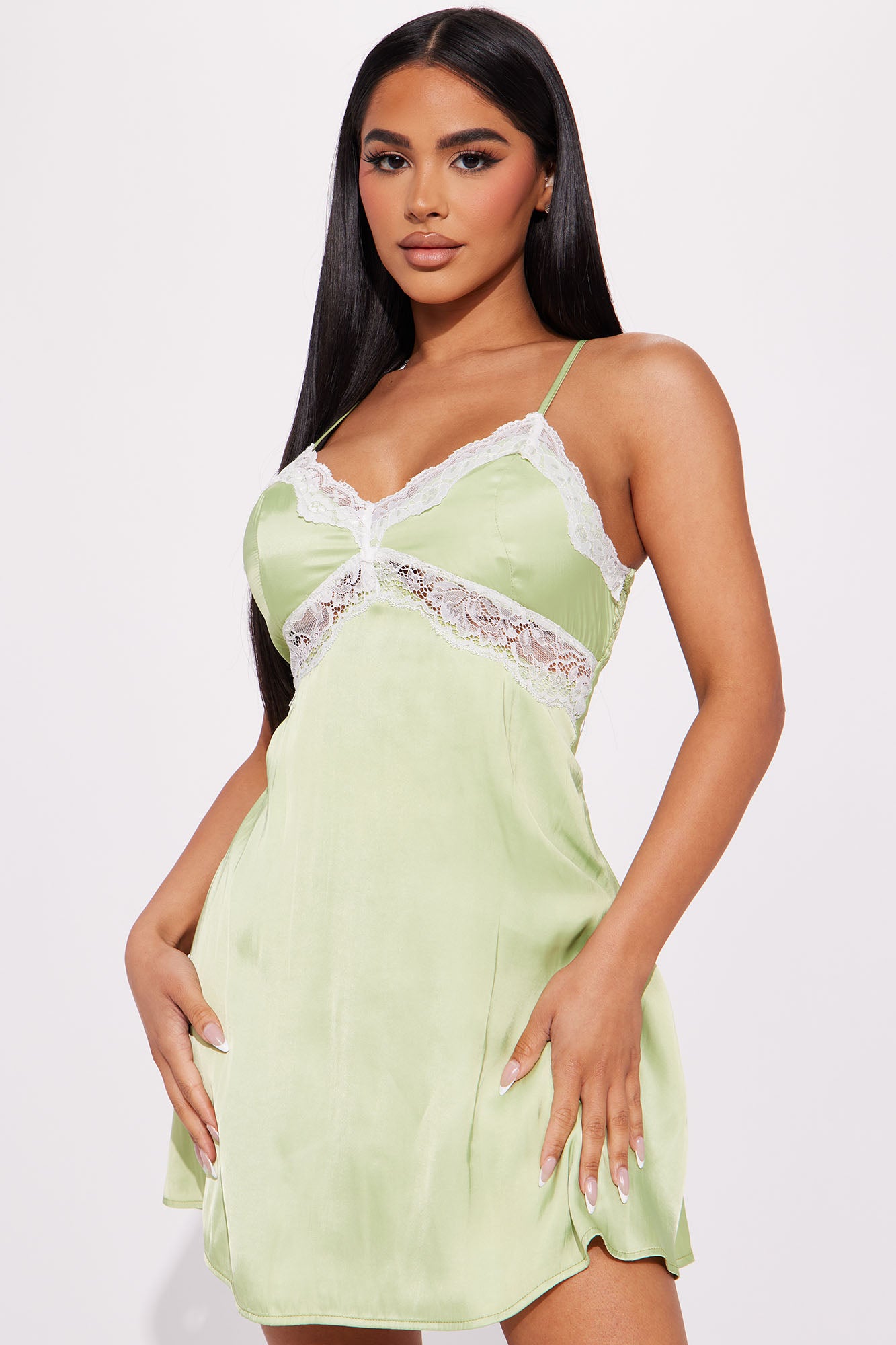 Image of Night Out Mini Dress - Sage