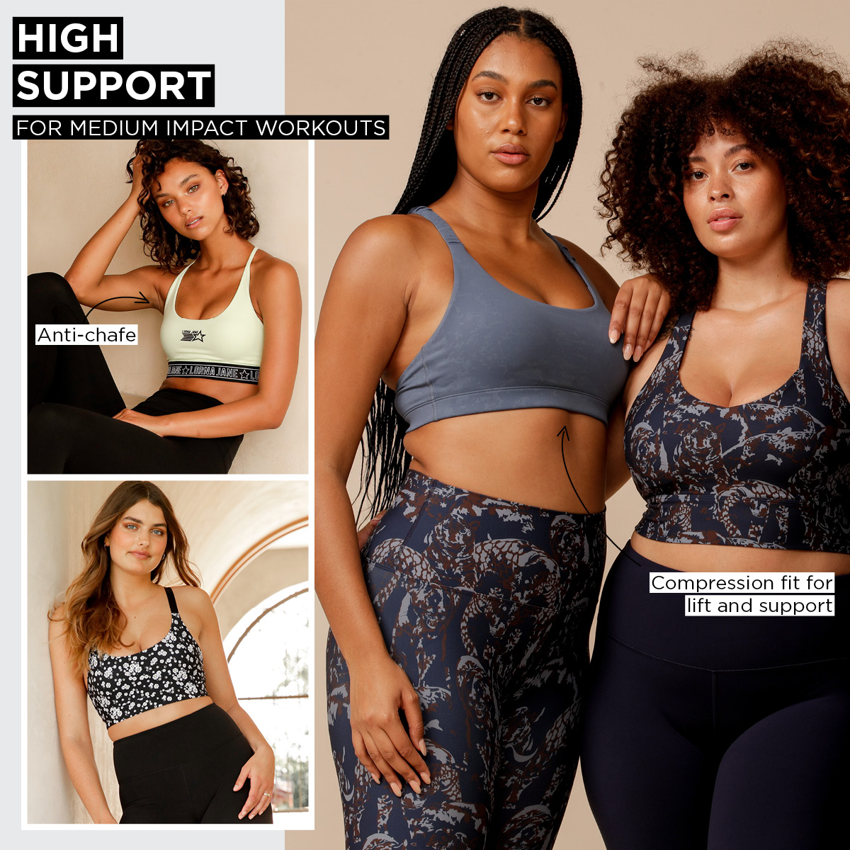 Shop High Impact Sports Bras for Medium Impact Workouts