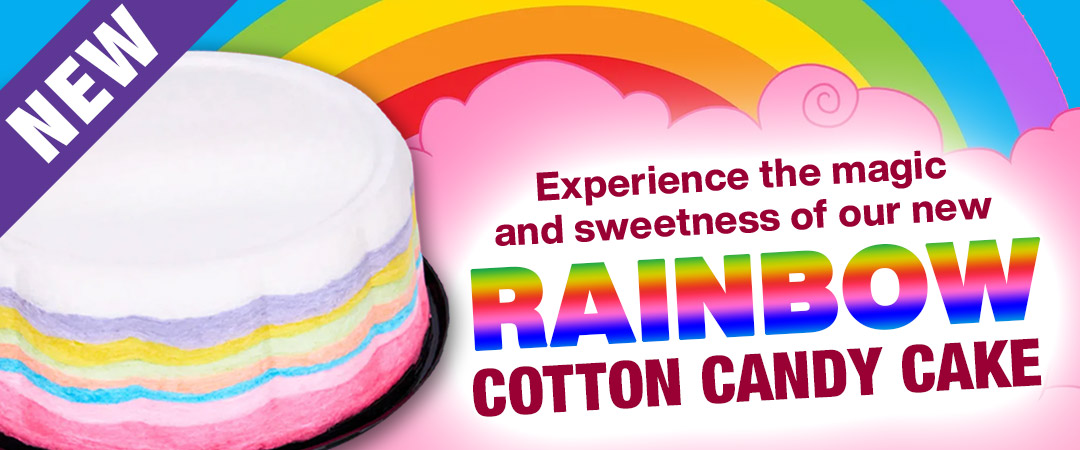 City Pop Rainbow Cotton Candy Cake