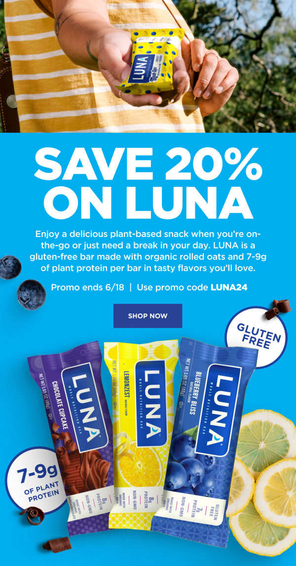 Save 20% on LUNA