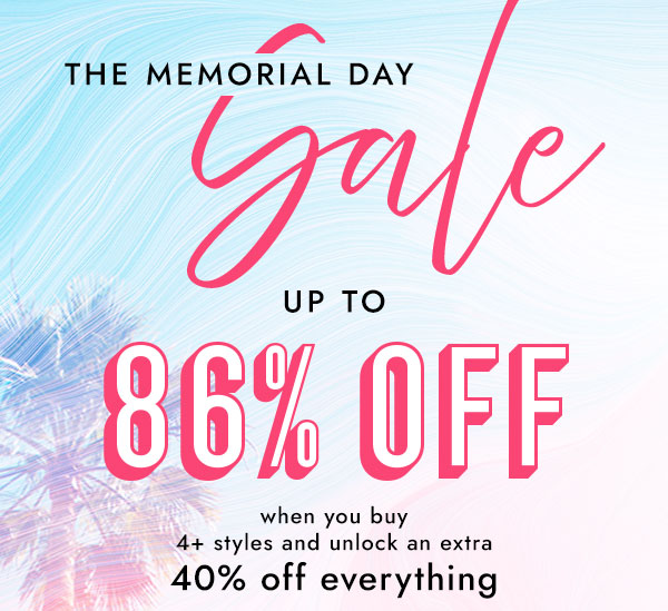 THE MEMORIAL DAY Sale