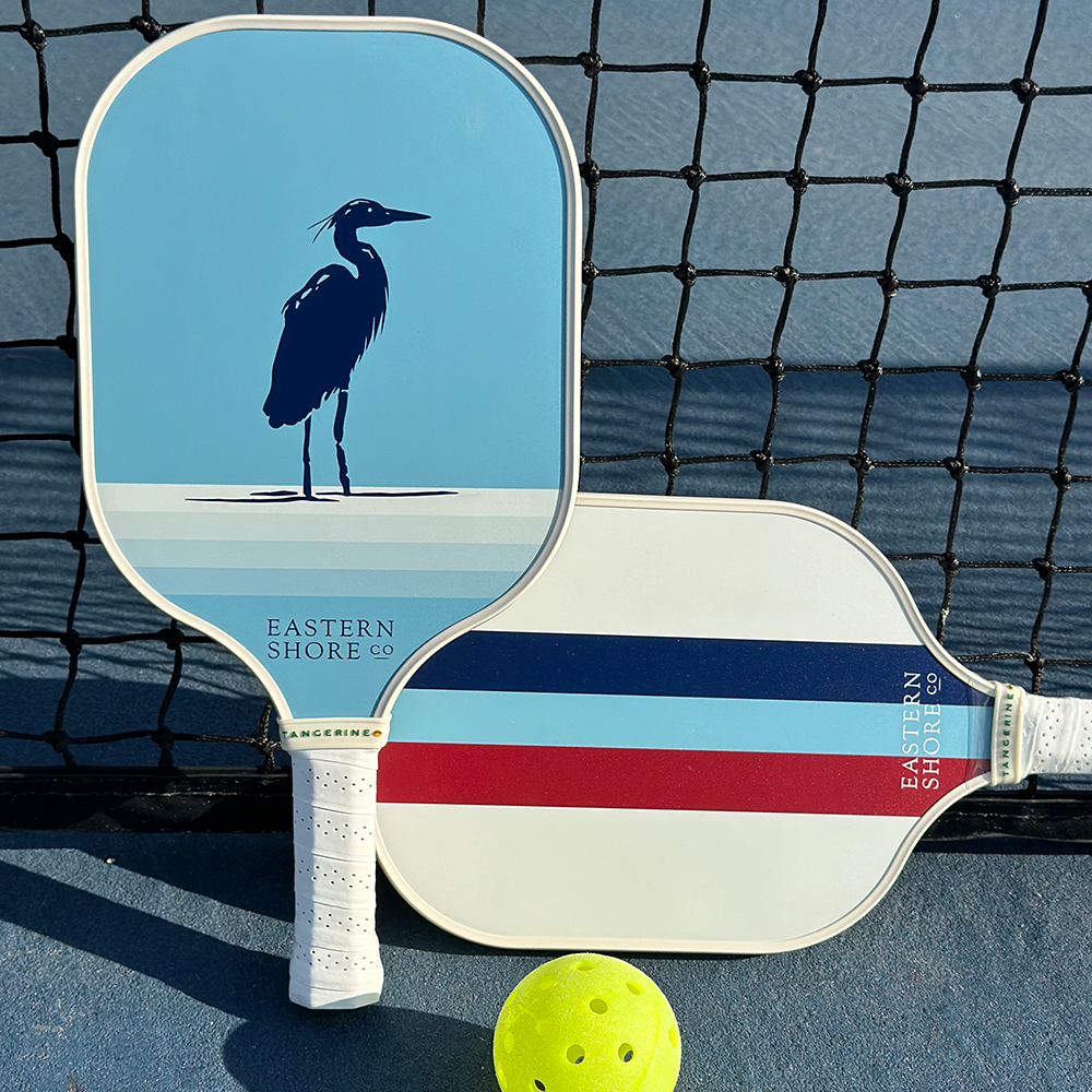 Custom Eastern Shore Tangerine Pickle Ball Paddles