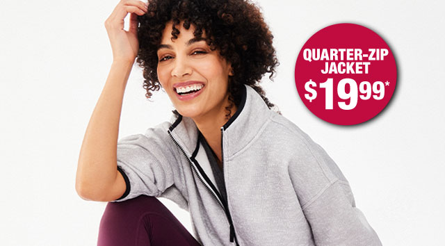 Quarter-zip jacket $19.99*