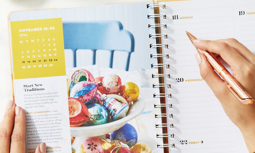 Weekly view from the Good Housekeeping Planner