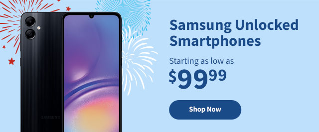 Samsung Unlocked Smartphones starting as low as $99.99. Shop Now.