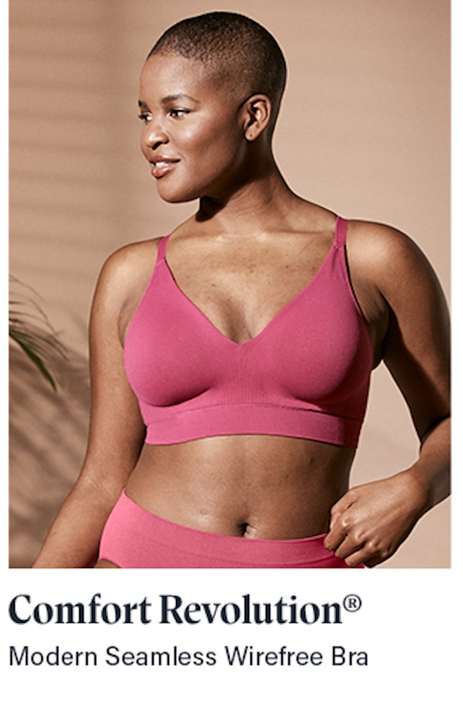 Comfort Revolution Modern Seamless Wirefree Bra