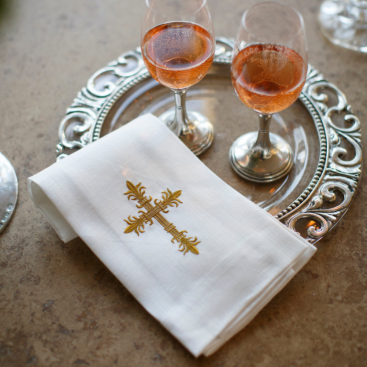 Image of Cross Linen Towel