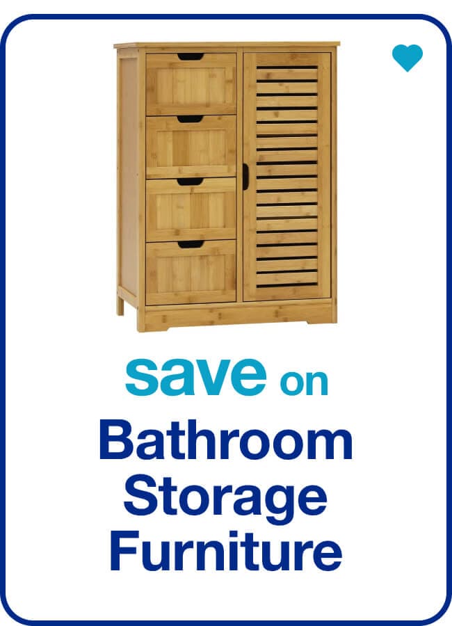 Save on Bathroom Storage Furniture â€” Shop Now!